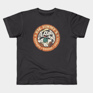 Big Jimmy's Service Repair & Parts Vintage Auto Shop Kids T-Shirt